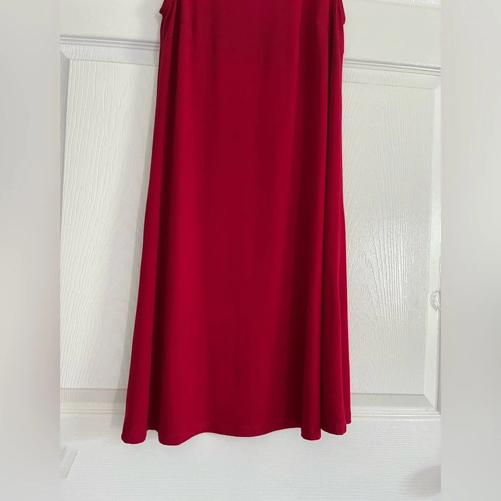 🌷Julie Brown dress Burgundy color turtleneck - Picture 3 of 9
